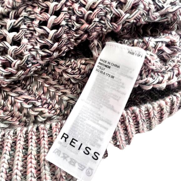 Reiss Poly Space-Dye Open Knit Sweater size Small - Picture 10 of 12